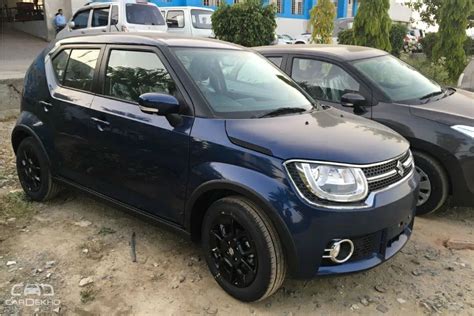 Maruti Ignis in the 'Nexa Blue' colour spotted