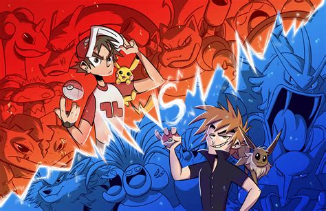 Pokemon: Red vs. Blue on Behance