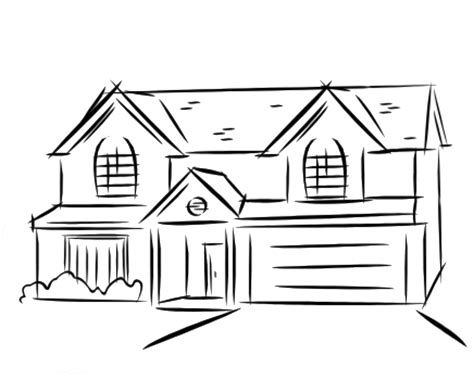 Stick Drawing House at GetDrawings | Free download