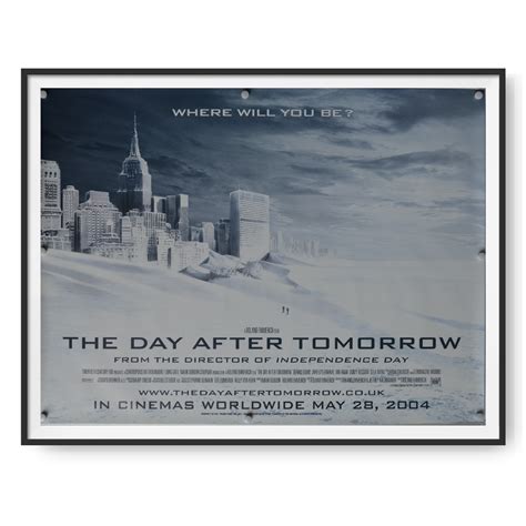 The Day after Tomorrow (2004) Original UK Quad Poster - Cinema Poster Gallery