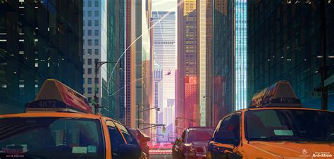 GrivetArt.com :::... - Spider-Man: Into the Spider-Verse - Concept Art