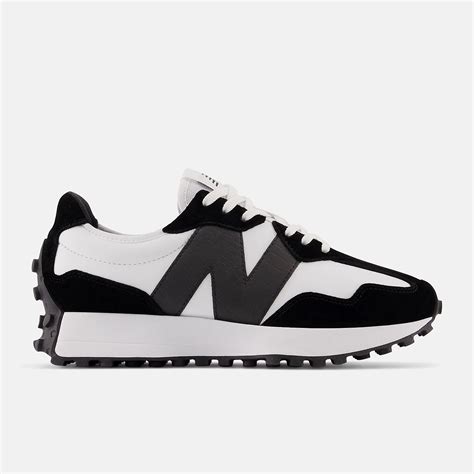 Womens New Balance 327 Black White WS327DW | More Sneakers