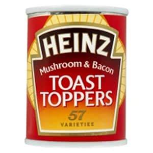 Heinz Toast Toppers Mushroom and Bacon, 128g: Amazon.in: Grocery & Gourmet Foods