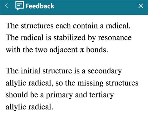 Solved Three resonance structures are possible for the | Chegg.com