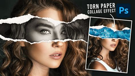 Beginner Photoshop Tutorial: Torn Paper Collage Effect - Photoshop Trend