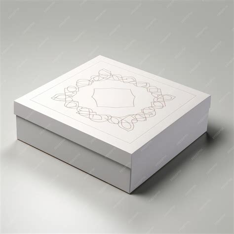 Premium AI Image | Template of cardboard box design