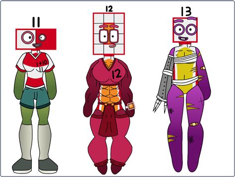 Numberblocks Fifteen and Friend 1 Anthro Scratch by Jazzzeh51 on DeviantArt