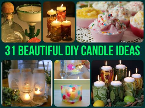 31 Beautiful DIY Candle Ideas