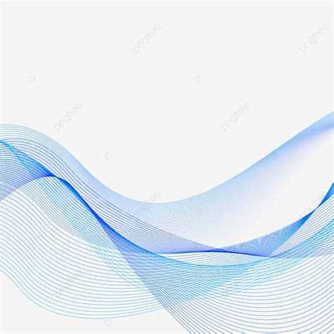 Blue Abstract Wave Vector PNG Images, Blue Wave Abstract Lines Png, Abstract, Wave, Wave Png PNG ...