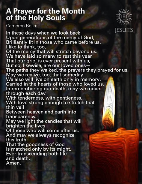 Spirit & Verse: A Prayer for the Month of the Holy Souls - Jesuits.org