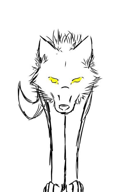 Simple Wolf Sketch by dkPally on DeviantArt