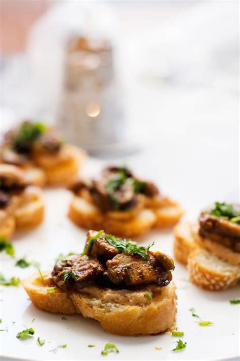 Mushroom | Vegetarian canapes, Food, Stuffed mushrooms