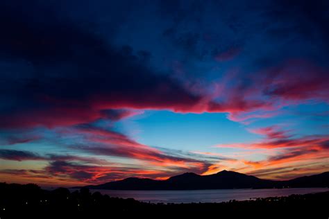 sea, Sunset, Blue, Clouds Wallpapers HD / Desktop and Mobile Backgrounds