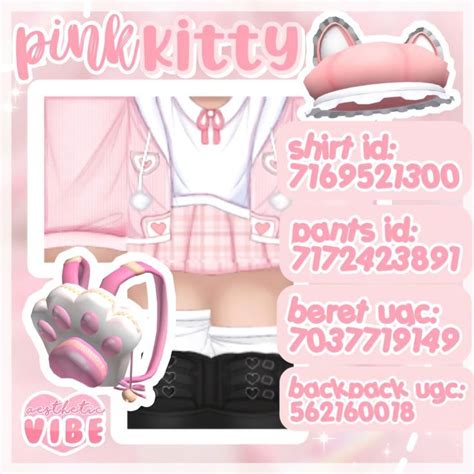 Cute Pink Kawaii Roblox Outfits with codes | Estilismo para parejas a juego, Cosas gratis ...