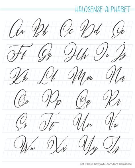 Easy Calligraphy Alphabets A To Z - Convert any normal text into ...