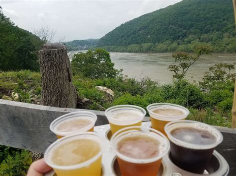 WineCompass: Harpers Ferry Brewing - Overlooking the Potomac and Maryland Heights