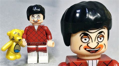 jlb 미스터 빈 테디베어 레고 짝퉁 미니피겨 Lego knockoff Mr Bean & teddy bear mini figures - YouTube