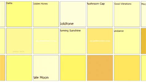 Mellow Yellow Paint - Yellow Choices