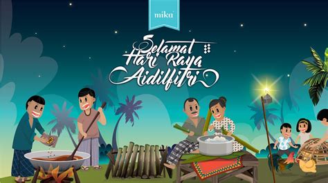 Contoh Lukisan Suasana Hari Raya Aidilfitri / Poster Mewarna Ramadan Dan Aidilfitri Pendidik2u ...