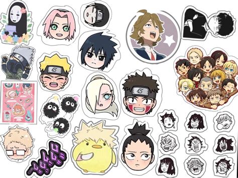 Anime Stickers Printable