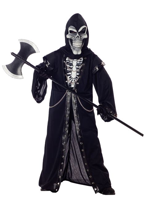 Crypt Master Kids Skeleton Costume