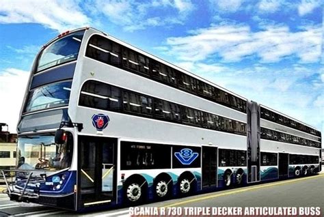 Scania triple Decker articulado proyecto | Luxury motorhomes, Luxury bus, Party bus