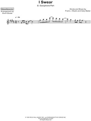 "I Swear" Sheet Music - 21 Arrangements Available Instantly - Musicnotes