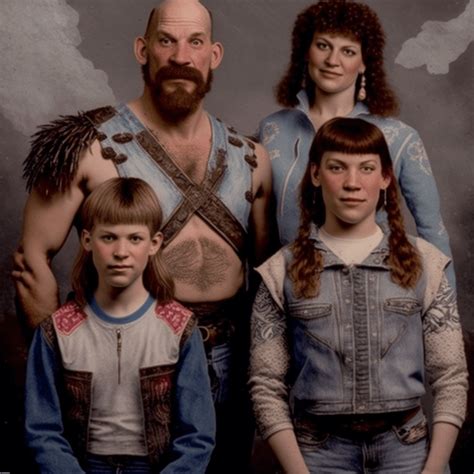 Kratos 1990s Family Portrait : r/midjourney