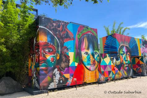 Murals at Wynwood Walls in Miami • Outside Suburbia Family