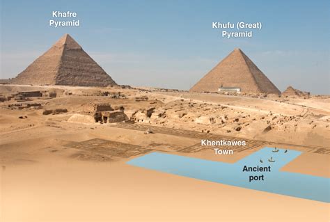 Did the Egyptians create a canal and a port to bring stone to the Great Pyramid? - The Boston Globe