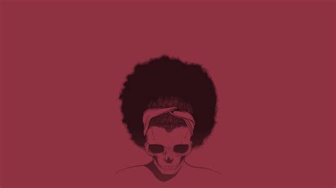 Skull with Afro hair wallpaper, skull, minimalism HD wallpaper | Wallpaper Flare