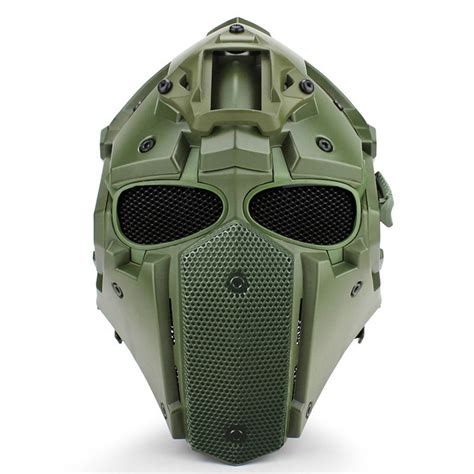 Multifunctional Motorcycle Motocross Anti-shock Tactical Military Adjustable Helmet+Fan+Mask ...