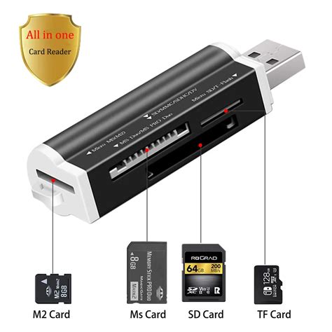 USB 2.0 Micro SD Card Reader for Micro SD Card TF Card Adapter Plug and ...