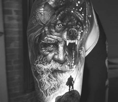 5 Ideas of Odin's Tattoos for Odin Worshippers - BaviPower Blog