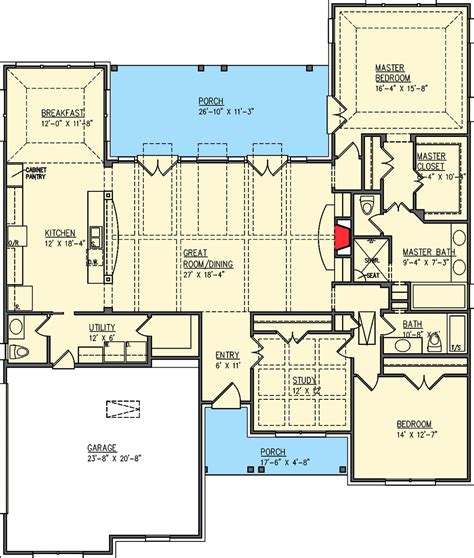 Large Single Story Floor Plans - floorplans.click