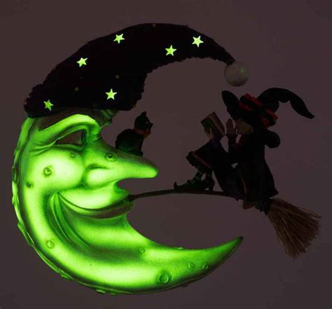 Halloween Hollow Witch on Broom Wall Piece - Katherine's Collection