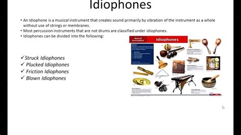 Week 13 Idiophones - YouTube