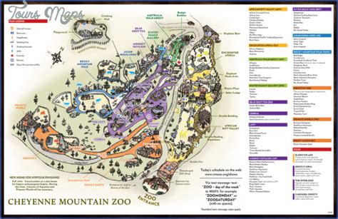 Cheyenne Mountain Colorado Map - ToursMaps.com