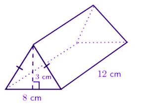 Surface area of a triangular prism formula examples | What shape is a triangular prism