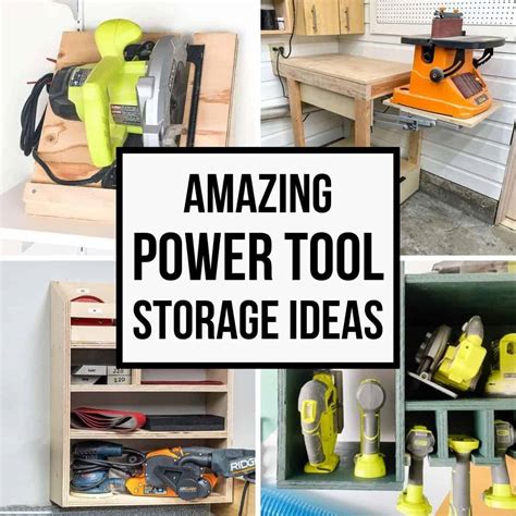 17 Genius DIY Power Tool Storage Ideas - The Handyman's Daughter