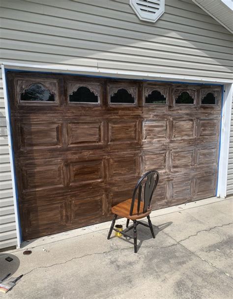 Another Garage Door Update with Minwax Gel Stain