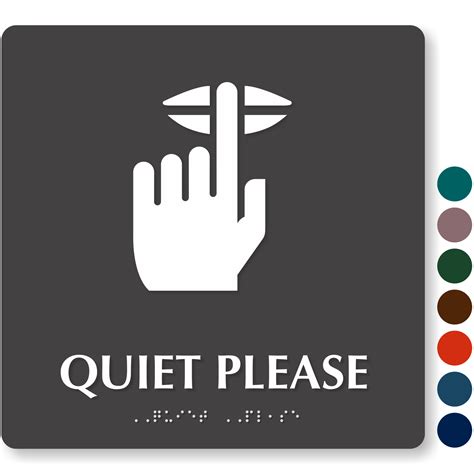 Be Quiet Signs For The Office