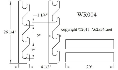 Printable Gun Rack Template - terrebook