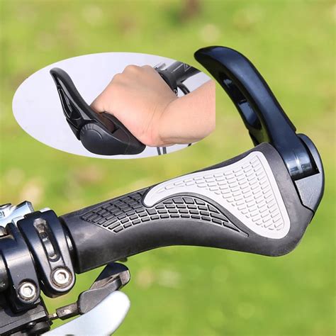 Bicycle Cuffs MTB Handlebar Grips Rubber Mountain Bike Grips Anti skid-in Bicycle Grips from ...