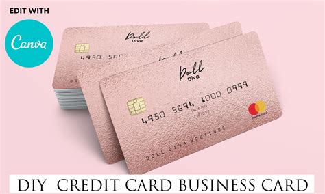 Canva Rounded Corners Business Cards - businessax