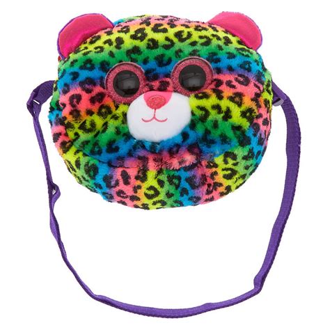 Ty Beanie Boo Dotty the Leopard Crossbody Bag | Claire's US