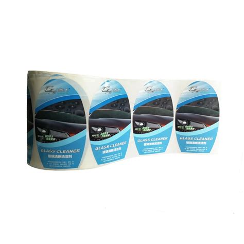 Printing Glossy Fasson Self Adhesive Plastic Pp Sticker Labels Rolls ...