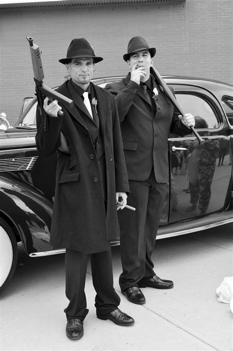 Groom and Best Man. My 1920's Gangster Wedding. Gangster Suit, Real Gangster, Mafia Gangster ...