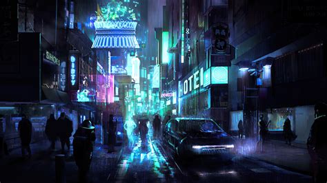 1920x1080 Cyberpunk Street Night 4k Laptop Full HD 1080P ,HD 4k ...