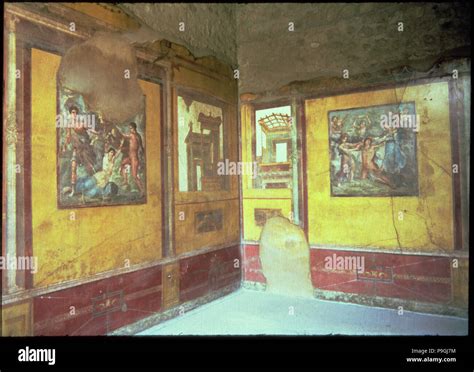 Vettii pompeii fresco hi-res stock photography and images - Alamy